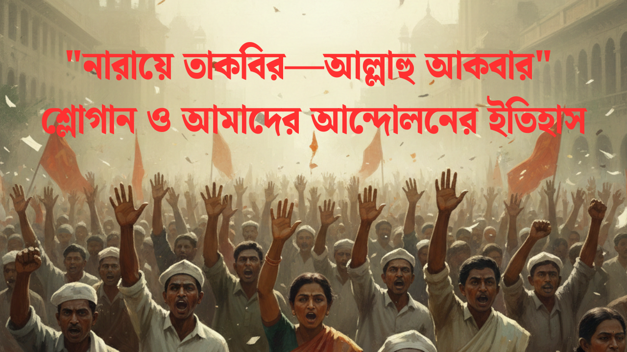 আল্লাহু আকবার শ্লোগান ও আমাদের আন্দোলনের ইতিহাস